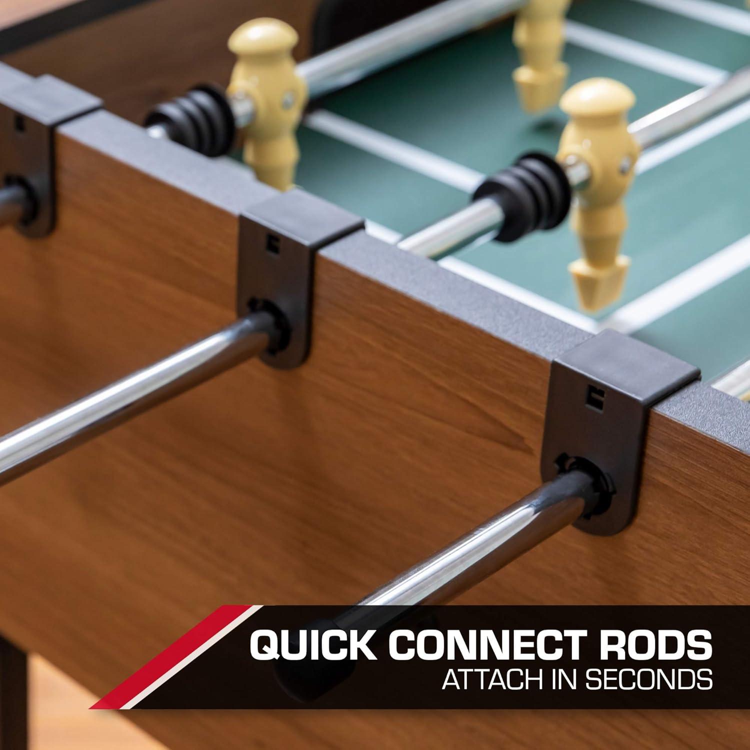 Classic 54" Wood and Steel Foosball Table