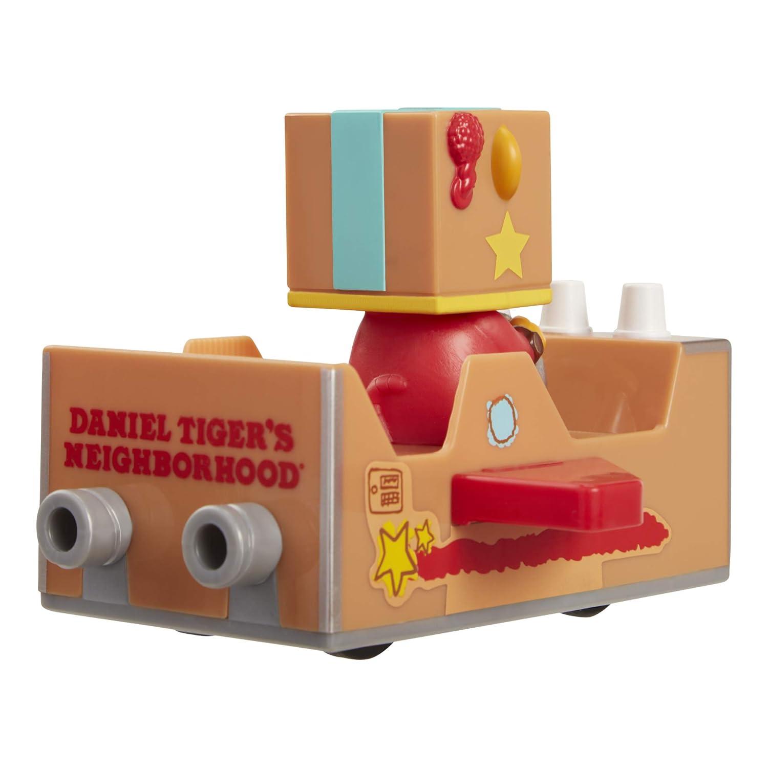 Daniel Tiger's Neighborhood Tigertastic Car & Rocket Vehicle Playset