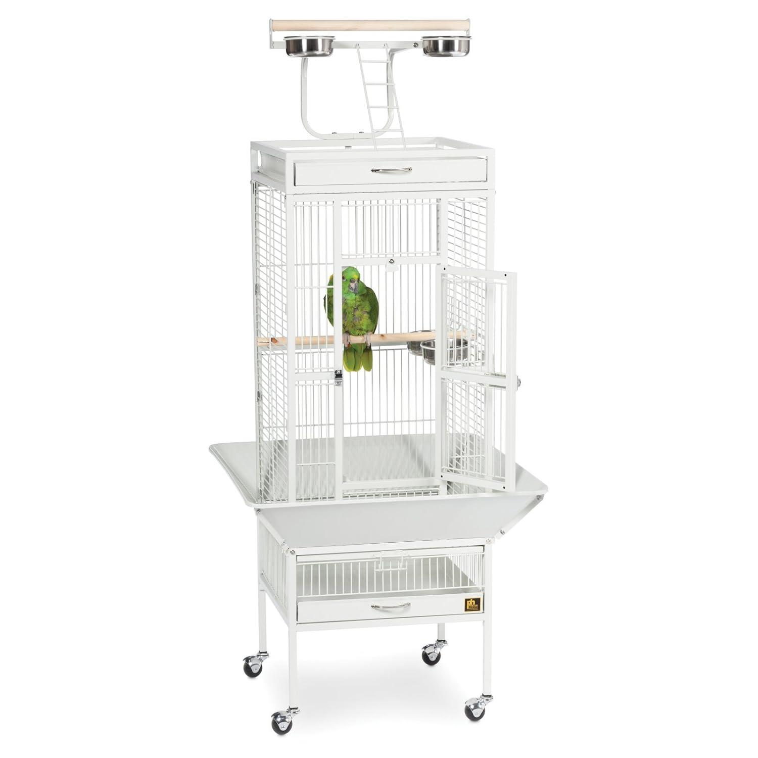 Prevue Pet Products Wrought Iron Select Bird Cage Black Hammerstone 3151BLK