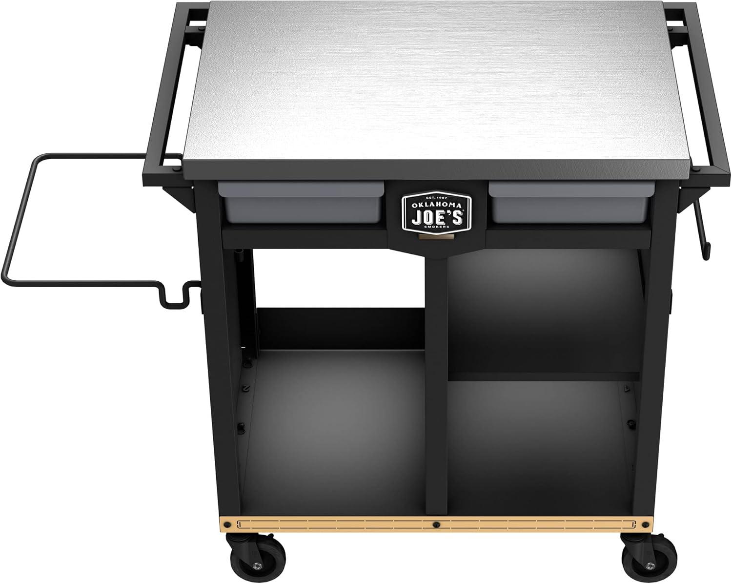 Oklahoma Joe's Prep/Storage Cart Steel 36 in. H X 20 in. W X 30 in. L