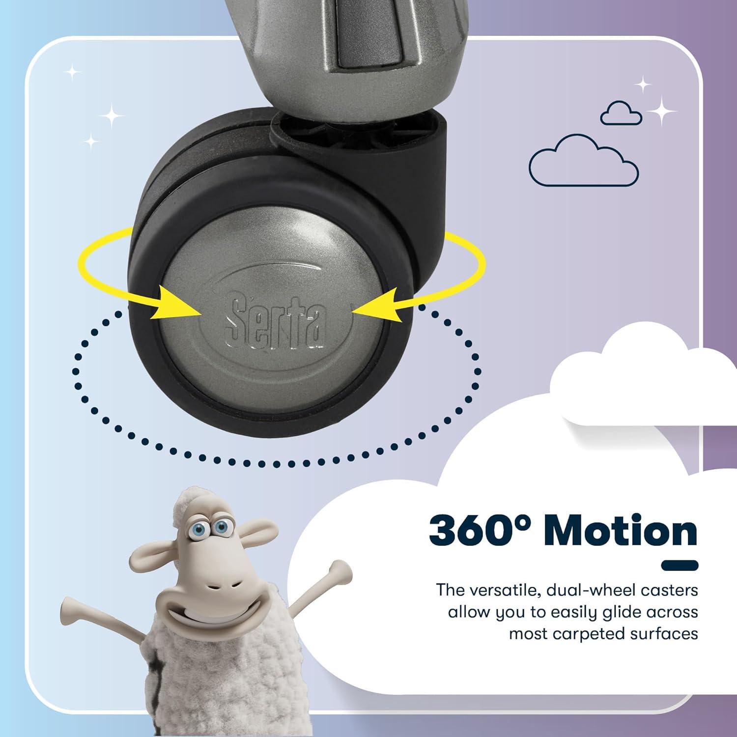 Serta Serta Jackson Big and Tall Executive Office Chair with AIR Technology and Smart Layers