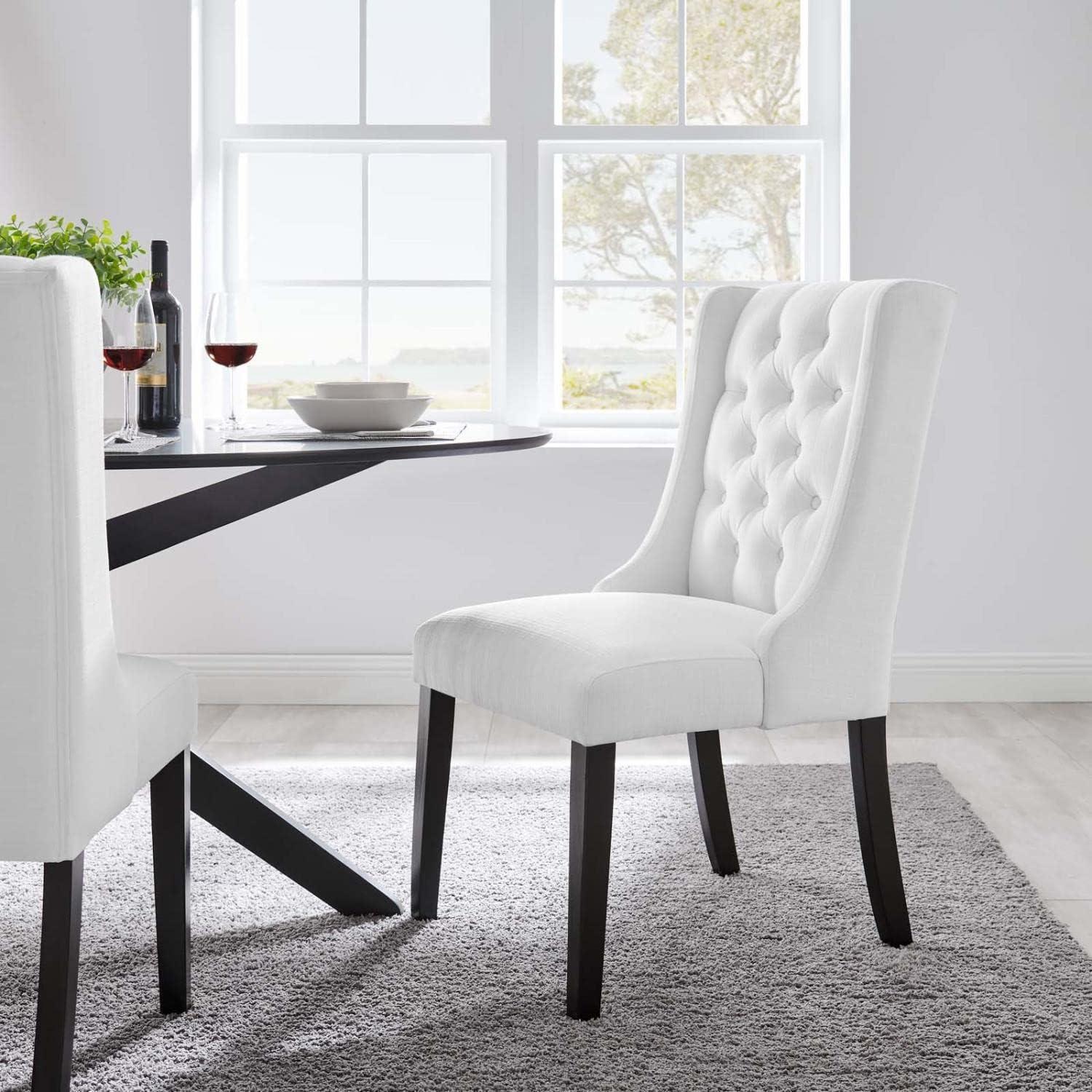 Modway Modway Baronet Button Tufted Fabric Dining Chair