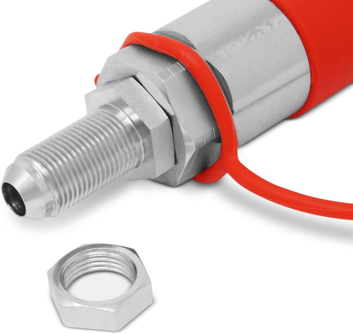 Summit Hydraulics Flat Face Hydraulic Quick Connect Coupler, #8 JIC Bulkhead Skid Steer Mount