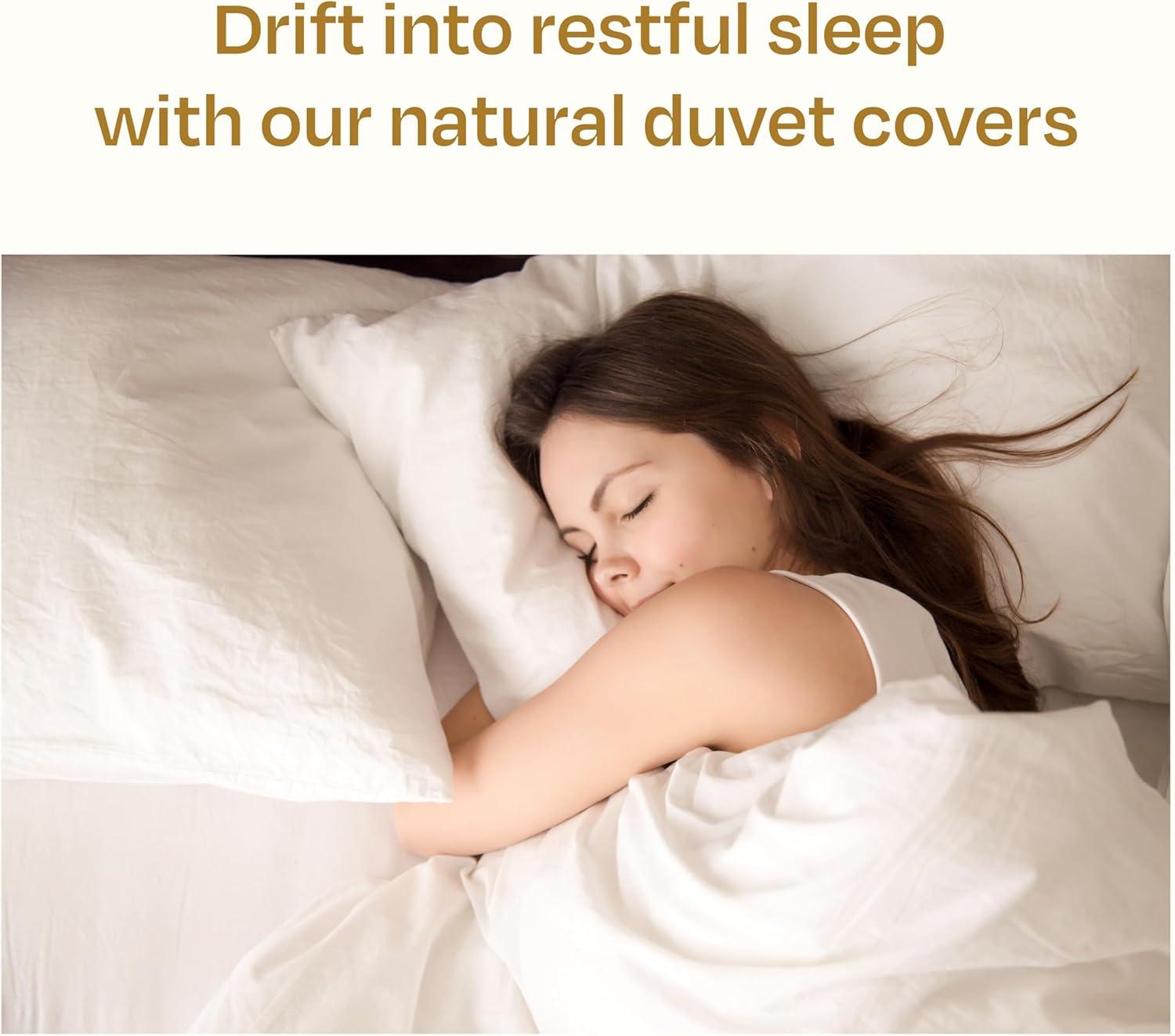 Textured Duvet Cover & Shams | 3 Piece Set Soft 100% Cotton | White Duvet Cover by California Design Den - White Waffle, Oversized King