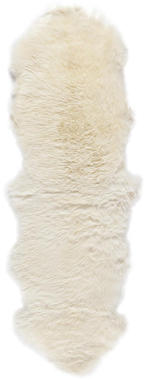 Safavieh SHS121A Sheep Skin White