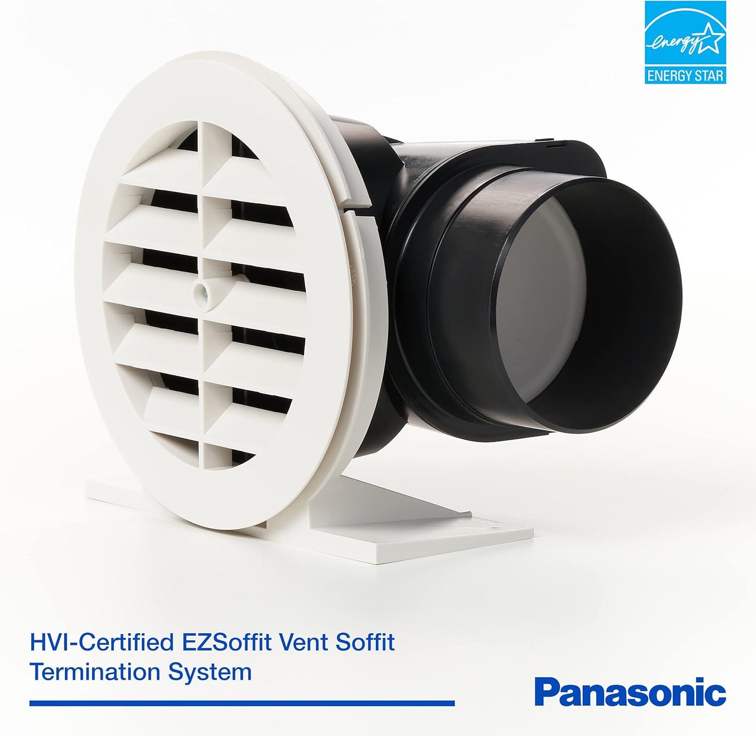 WhisperSense White Ceiling Mount Ventilation Fan with Dual Sensor