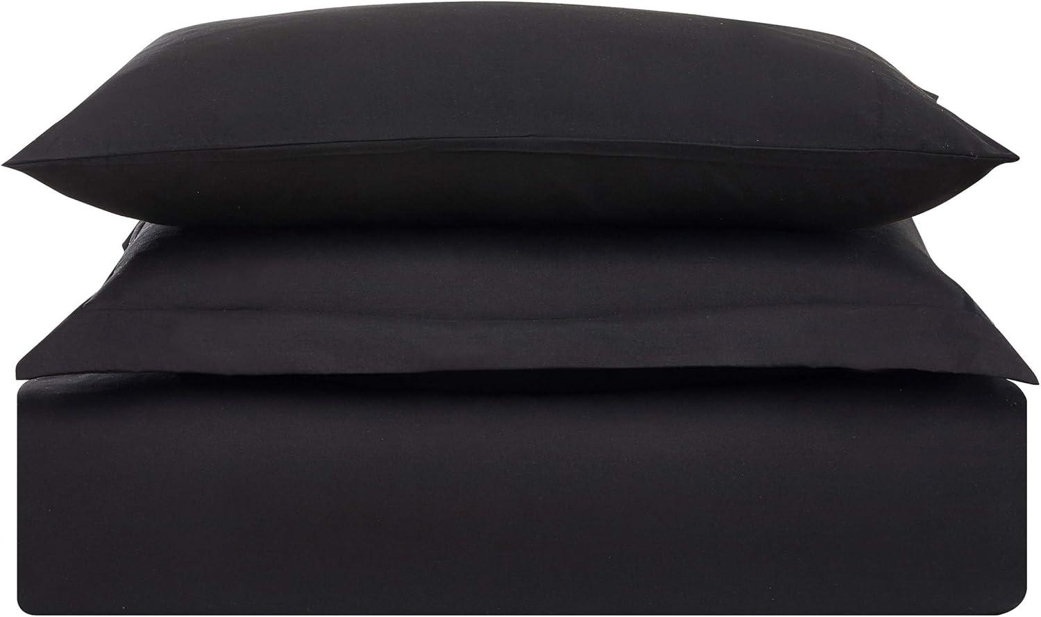 Mellanni Microfiber Duvet Cover Set, Twin, Gray, 3 Piece