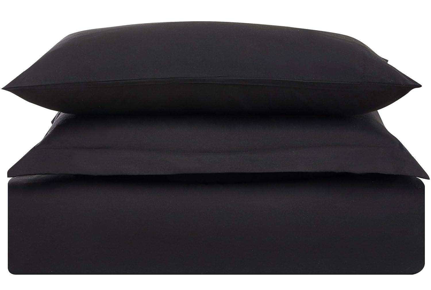 Mellanni Microfiber Duvet Cover Set, Twin, Gray, 3 Piece