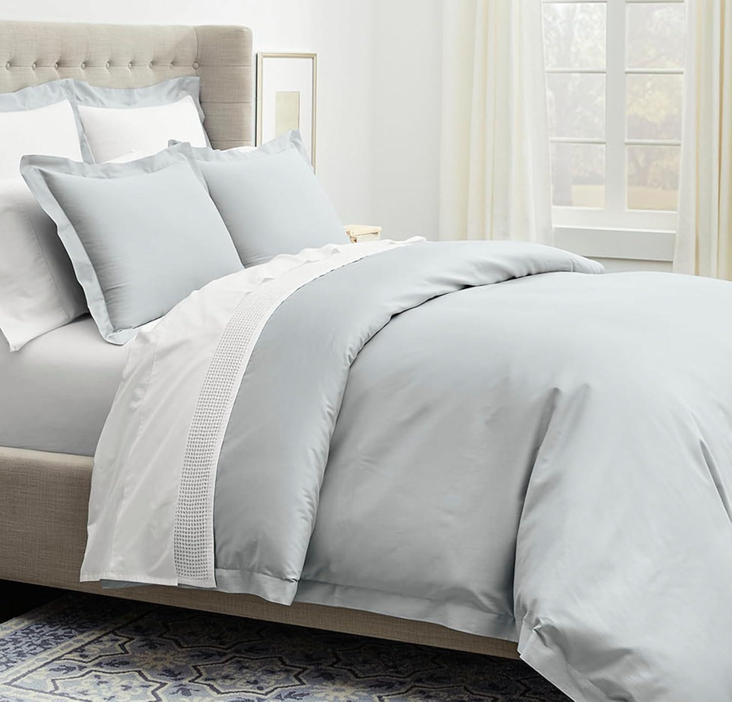 Shore Full Organic Cotton Duvet Set with Two Shams