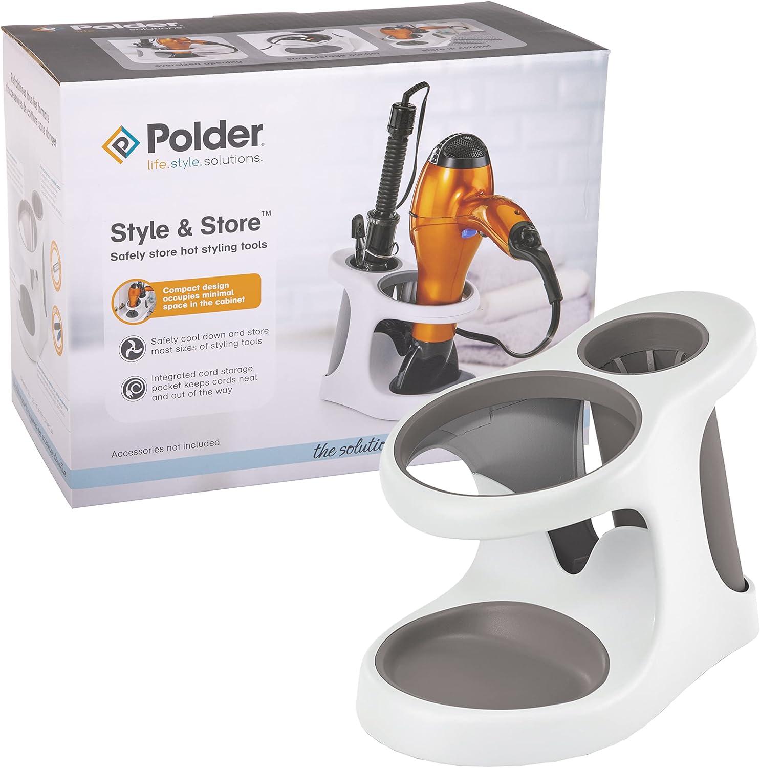 1PC Polder Style & Store Hair Dryer & Curling Iron Storage