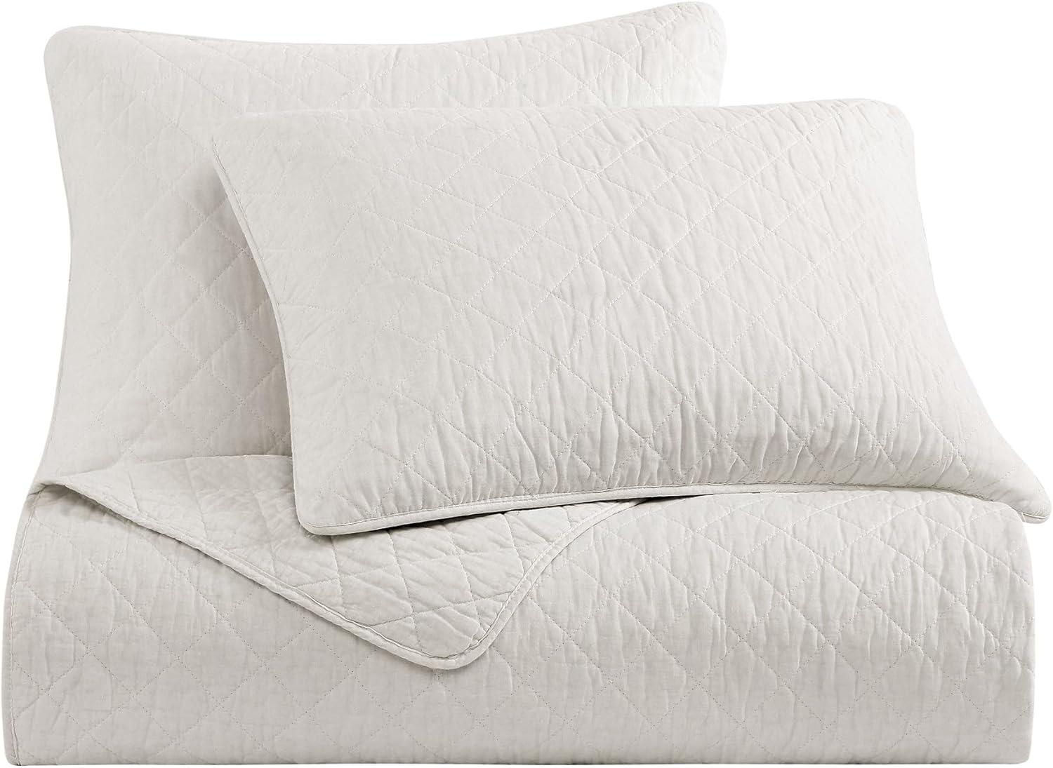 Indigo Hill by HiEnd Accents Cotton Comfort Solid Color Classic Chic Casual Modern Rustic Quilt Set