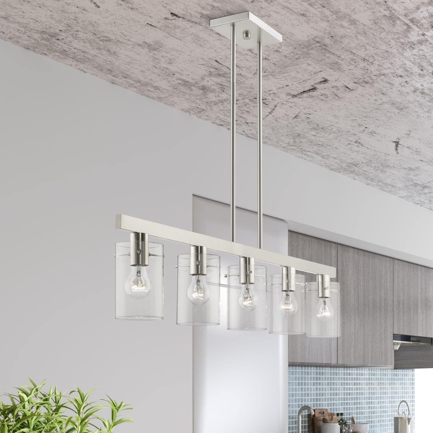 Livex Lighting Munich 5 - Light Chandelier in  Brushed Nickel