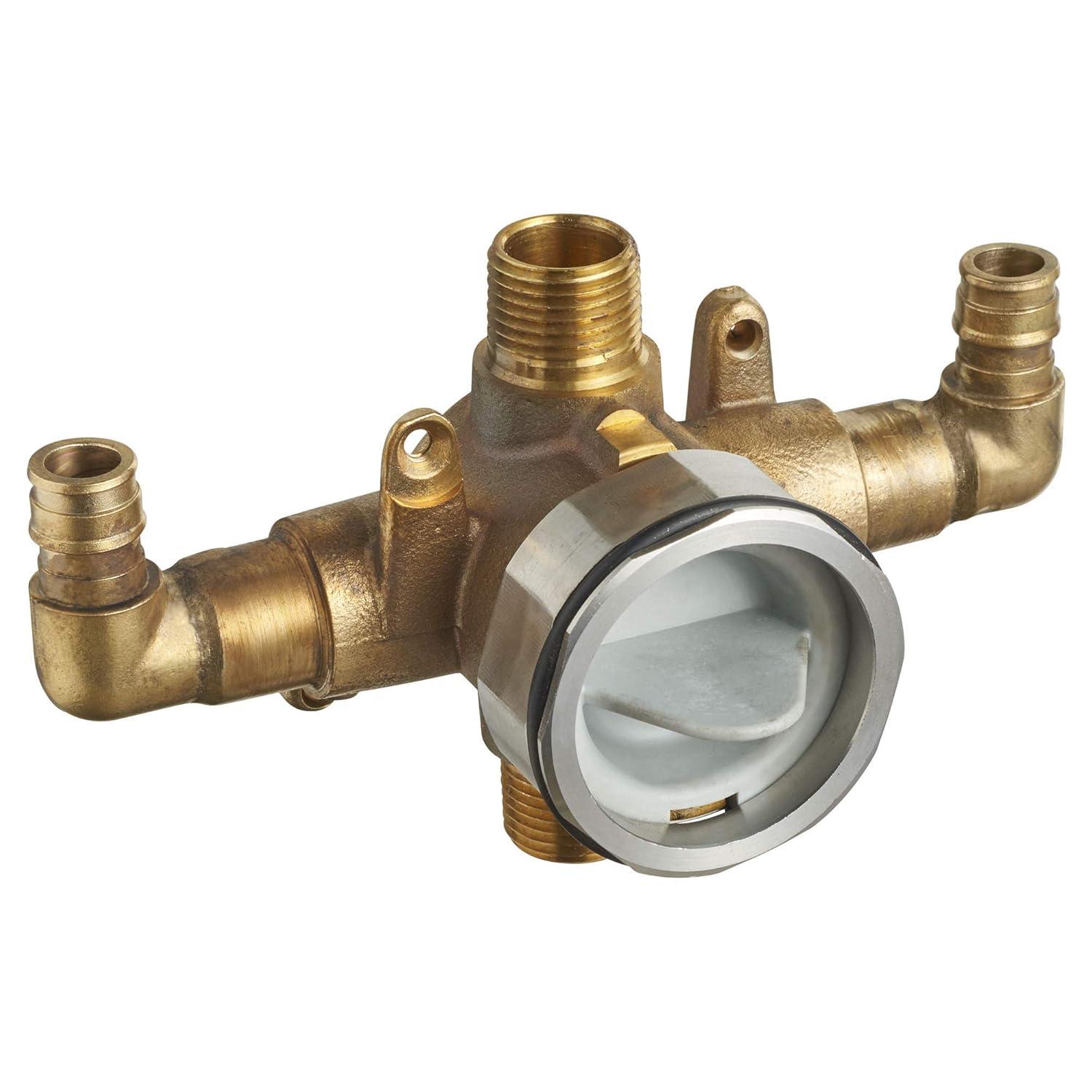 American Standard Flash Shower Rough-In Valve with PEX Inlet Elbows/Universal Outlets for Cold Expansion System
