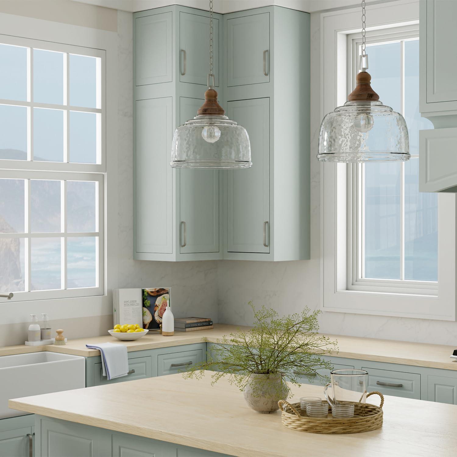 14 Inch 1 Light Pendant In Urban/Industrial Style 14 High By 15.5 Wide-Grey Wash Finish    -Traditional Installation Capital Lighting 330318Gy