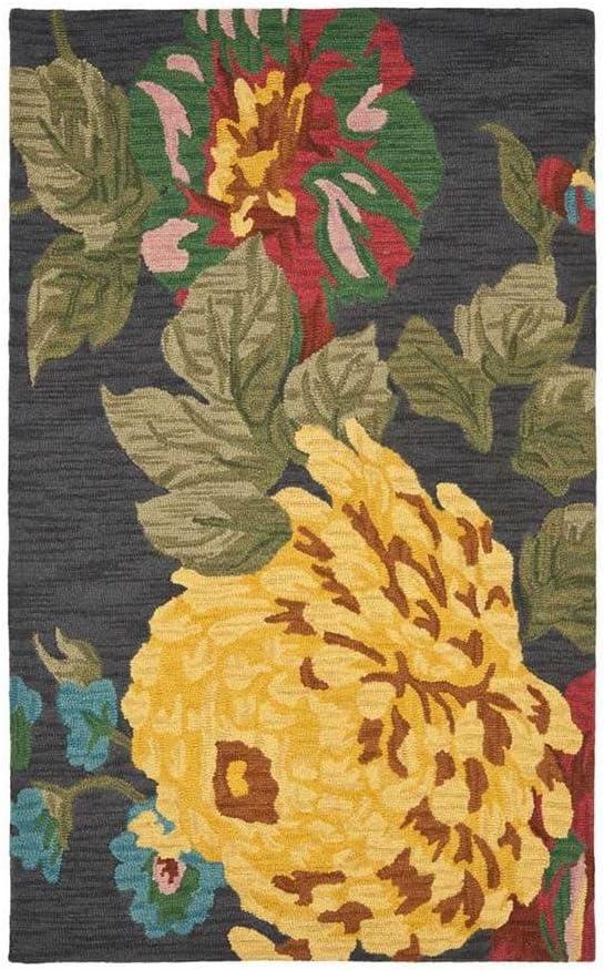 Arber Hand Tufted Wool Floral Rug