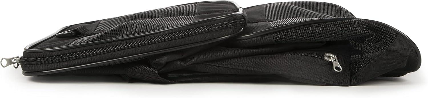 TrustyPup Easy Explorer Medium Guaranteed On-Board Travel Pet Carrier, Black, 16 lb Limit