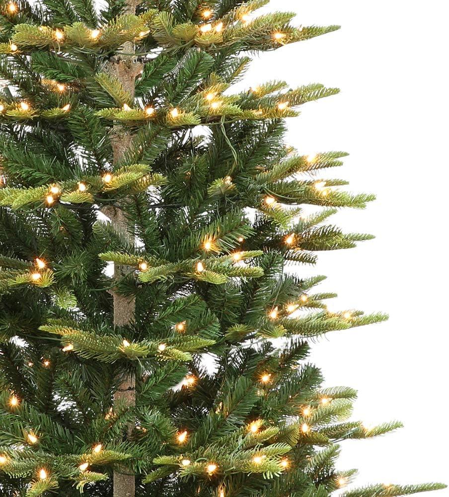 CC Christmas Decor Pre-lit Slim Aspen Fir Artificial Christmas Tree - 4.5’ - Clear Lights