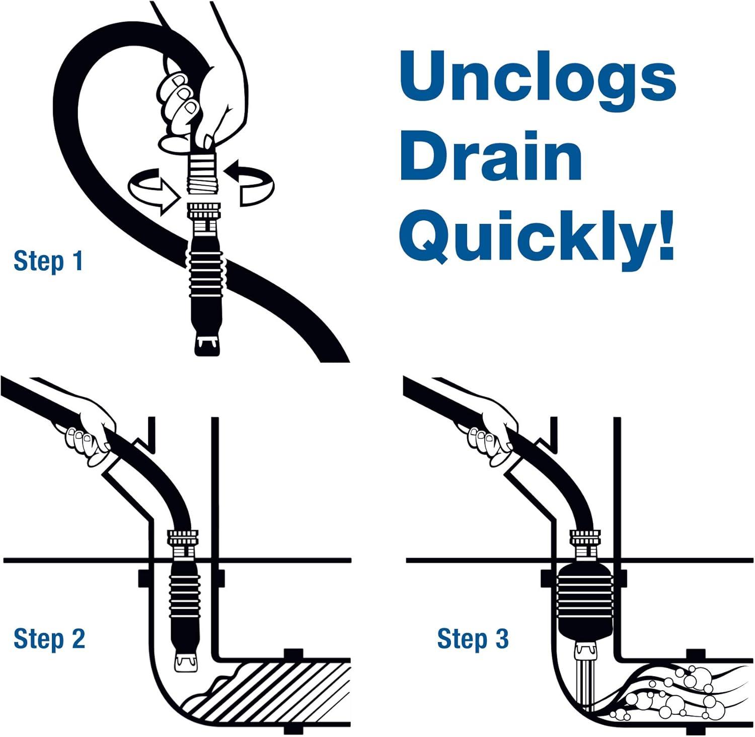 GT Water Products Drain King 0 ft. L Drain Opener