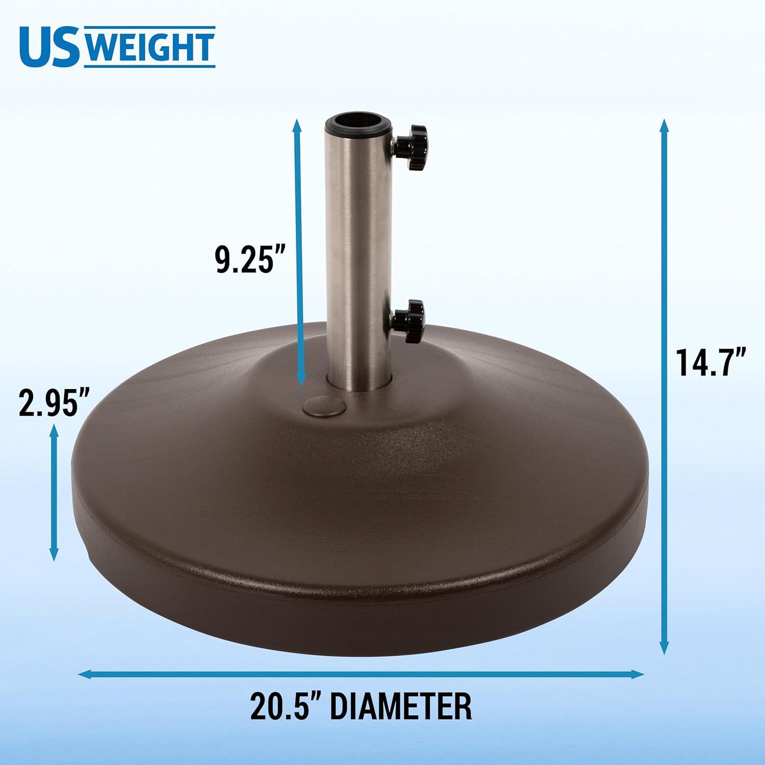 US Weight Fillable Free Standing Umbrella Base