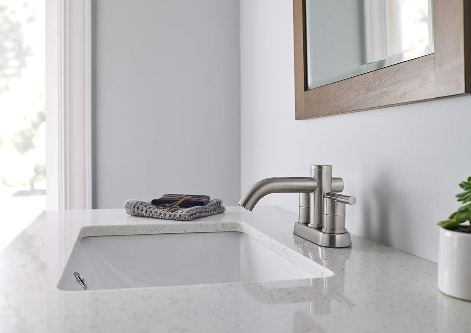 Danze Parma Two Handle Centerset Bathroom Faucet, Chrome