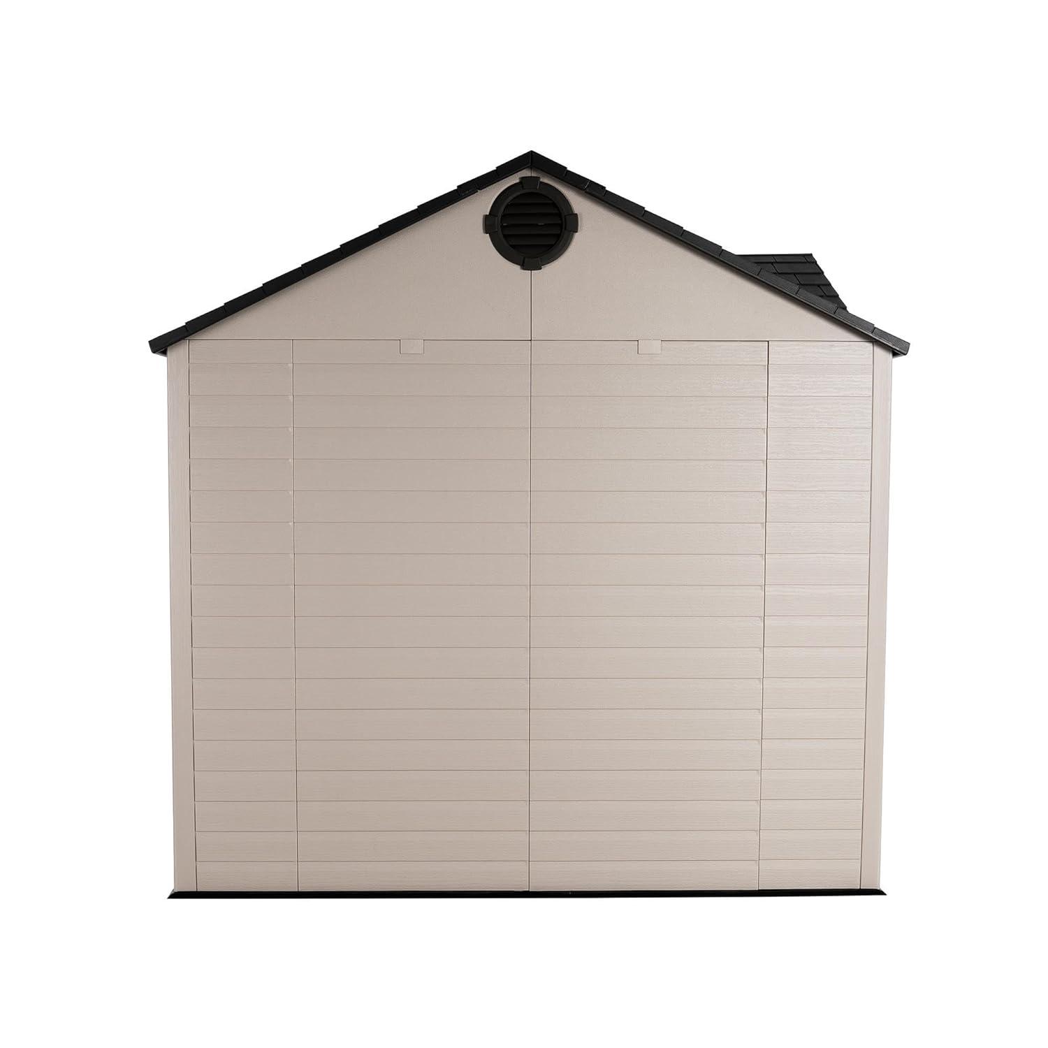 Lifetime 10 Ft. x 8 Ft. High-Density Polyethylene Outdoor Storage Shed with Steel-Reinforced Construction & Reviews | Wayfair
