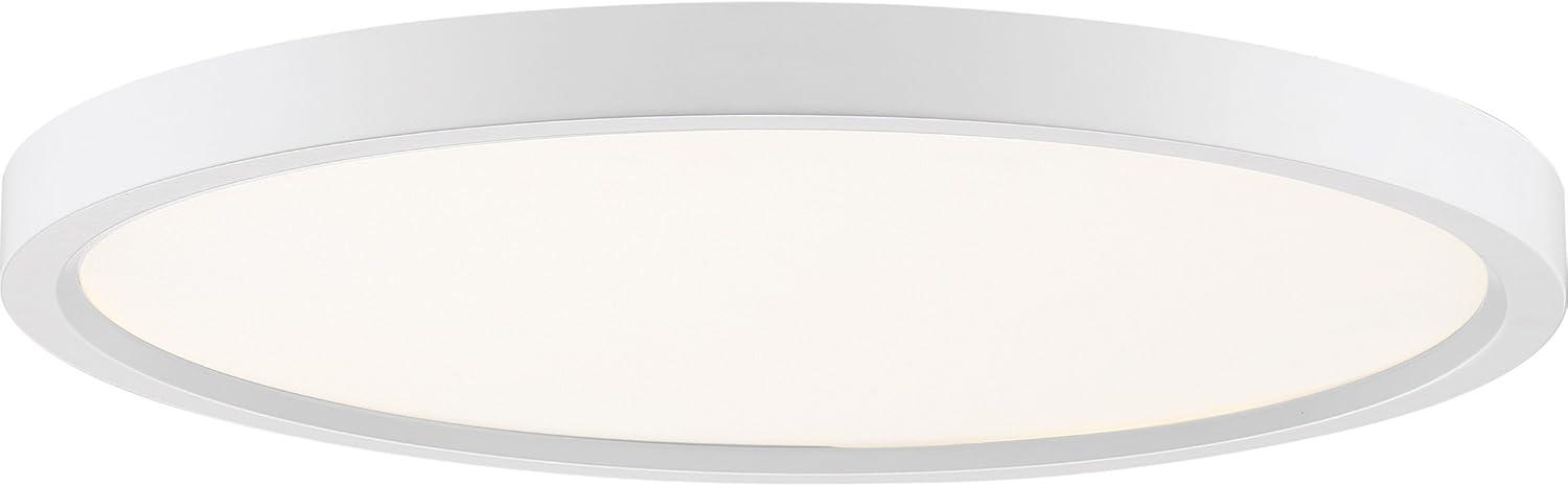 Quoizel Lighting Outskirts 1 - Light Flush Mount in  Fresco