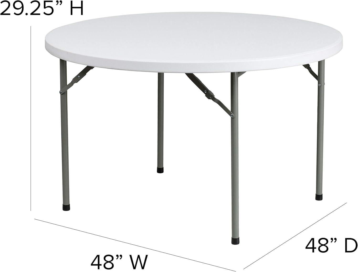 Flash Furniture Noah Round Plastic Folding Event Table