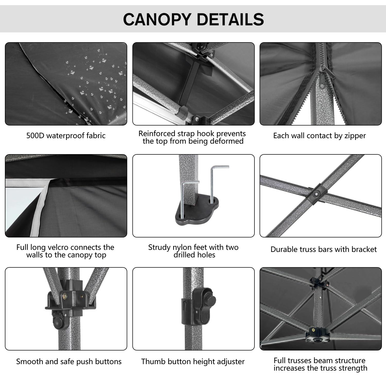 COBIZI 3 Piece Luggage Set Expandable ABS+PC Hardshell Carry on Suitcase with Spinner Wheels & TSA Lock Rolling Carry-on Suit Case for Plane, Travel, Business, Dark Blue(20in/DB/TB)