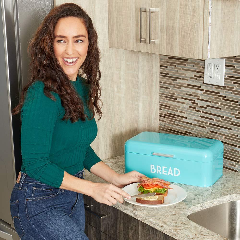 Home Basics Metal Bread Box