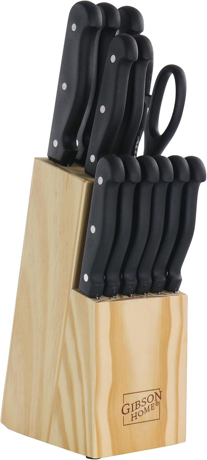 Gibson Home Gibson Home Westover Stainless Steel 13 Piece Knife Block Set