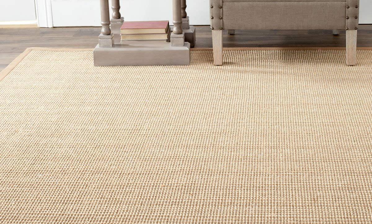 Natural Fiber NF442 Power Loomed Indoor Area Rug - Tan/Tan - 7'6"x9'6" - Safavieh.