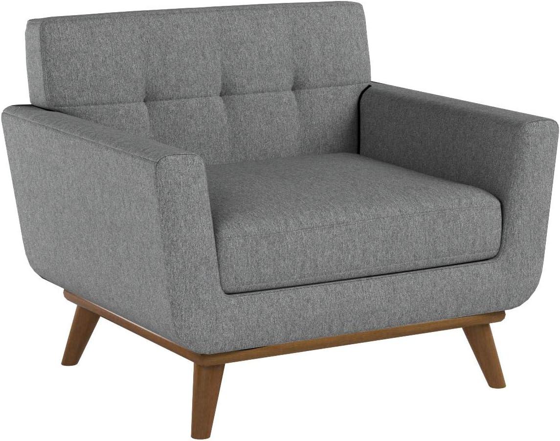 Modway Engage Fabric Armchair in Expectation Gray (Set of 2)