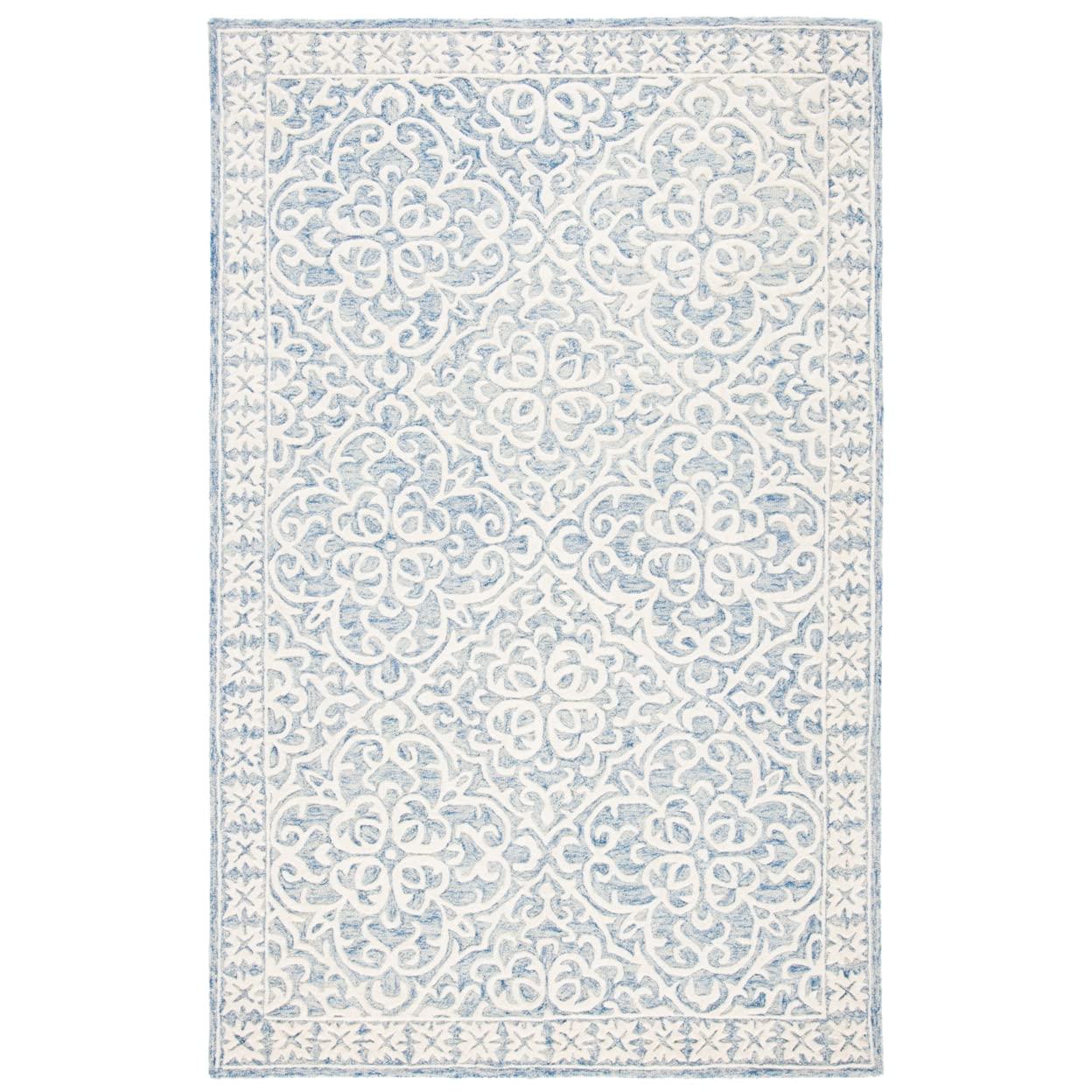 Metro MET857 Hand Tufted Indoor Area Rug - Pink/Ivory - 8'x10' - Safavieh