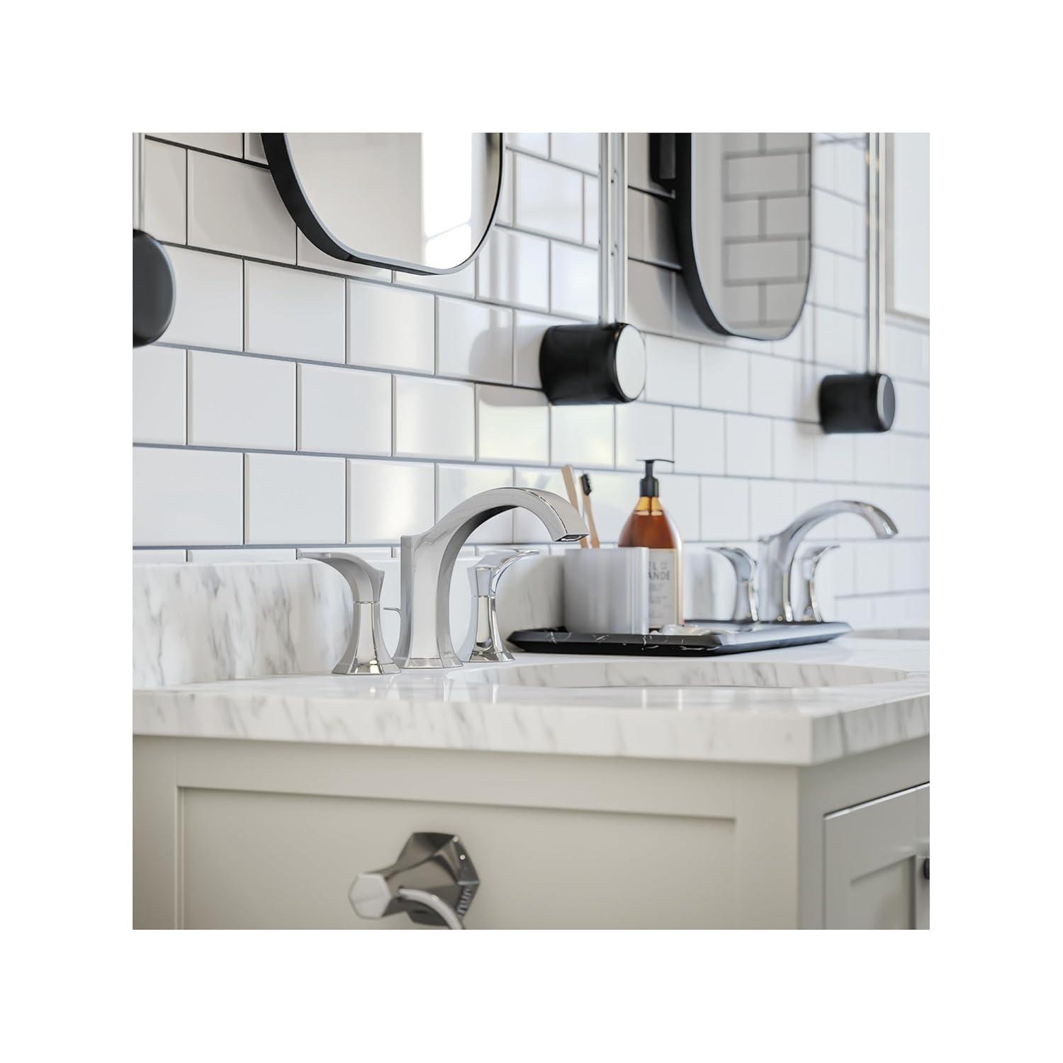 Locarno Widespread Bathroom Faucet with Drain Assembly
