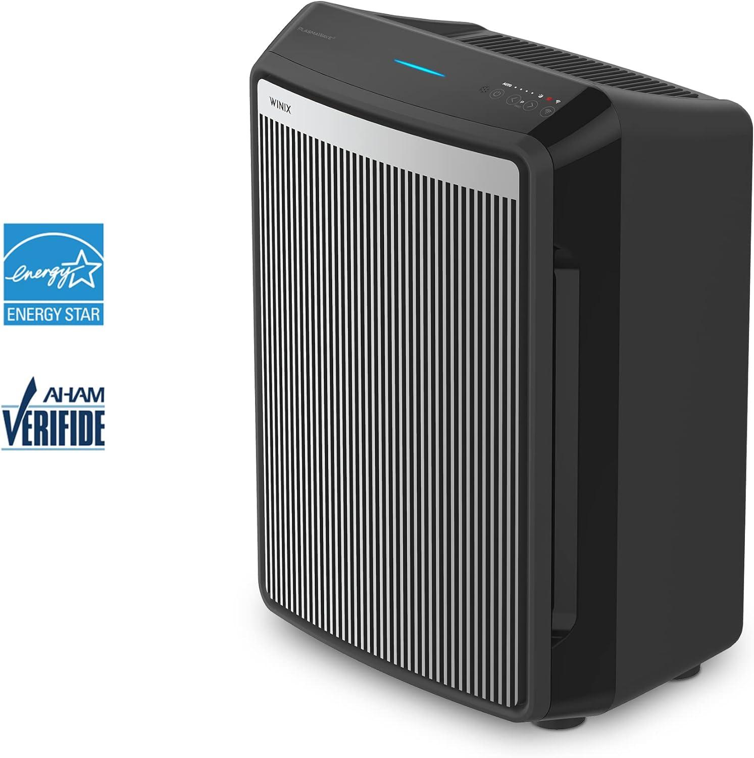 Winix 9800 4 Stage True HEPA Air Purifier with Wi-Fi & Plasma Wave Technology: CADR & Energy Star Certified, 300-900 sq. ft.