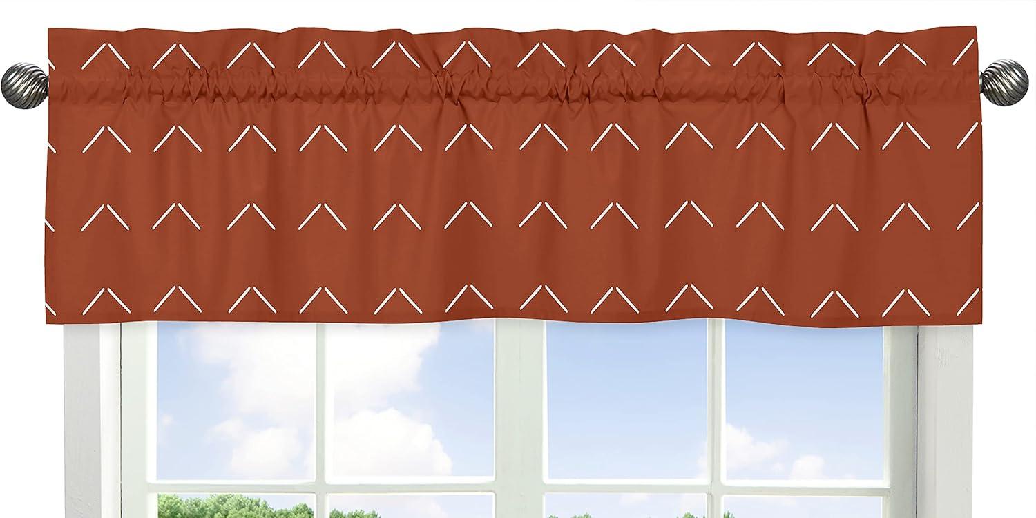 Sweet Jojo Designs Diamond Tuft Geometric Tailored 54" Window Valance