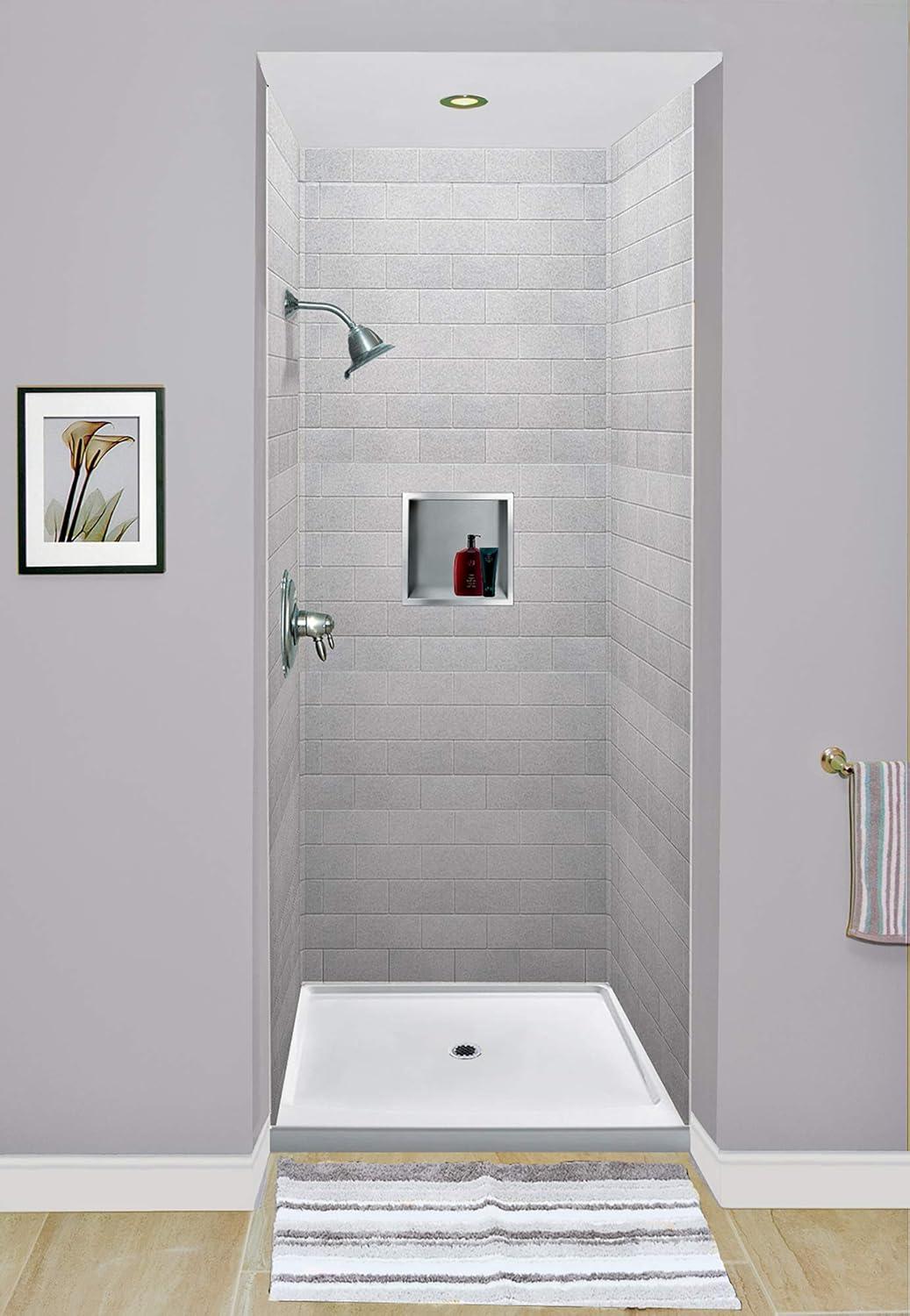 Adhesive Stainless Steel Shower Caddy