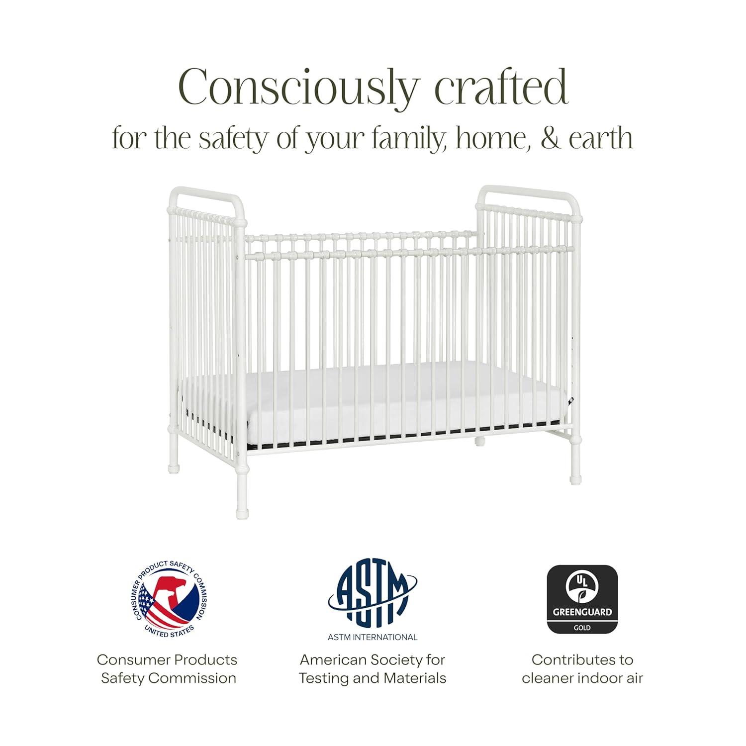 Abigail Greenguard Gold Certified 3 -in-1 Convertible Crib