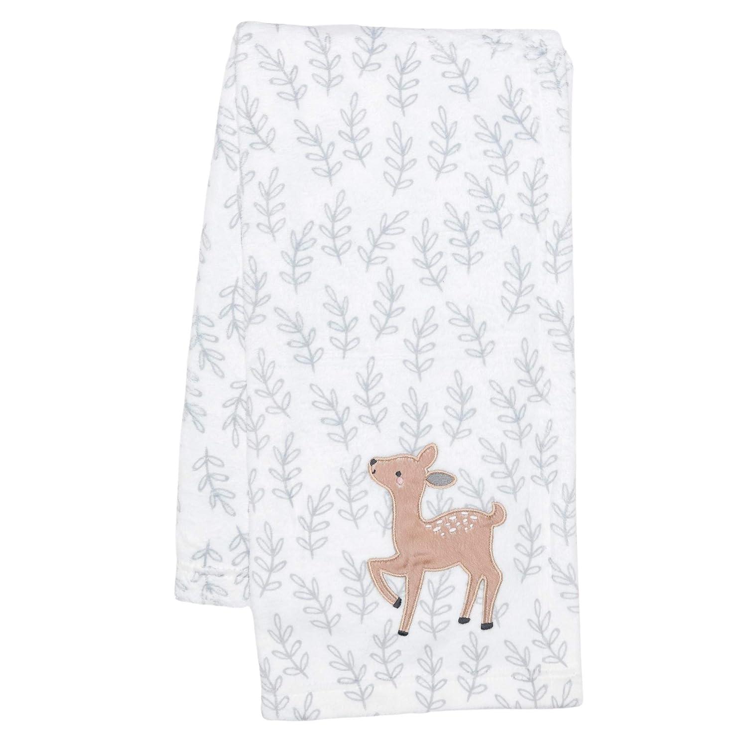 Bedtime Originals Deer Park 100% Soft Polyester Stroller Blanket