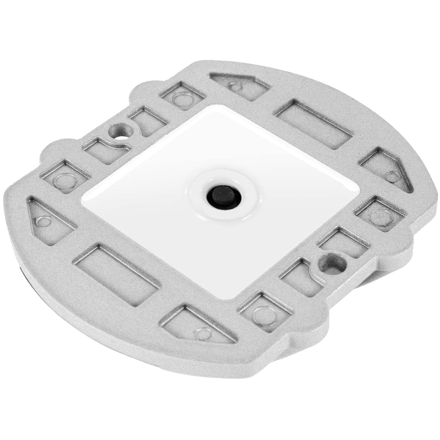 Vevor Solar Driveway Lights, 4-Pack With Switch Button, Waterproof Deck Lights, Wireless Dock 6 LEDs for Path Warning Garden Walkway Sidewalk Steps, LED Bright Green