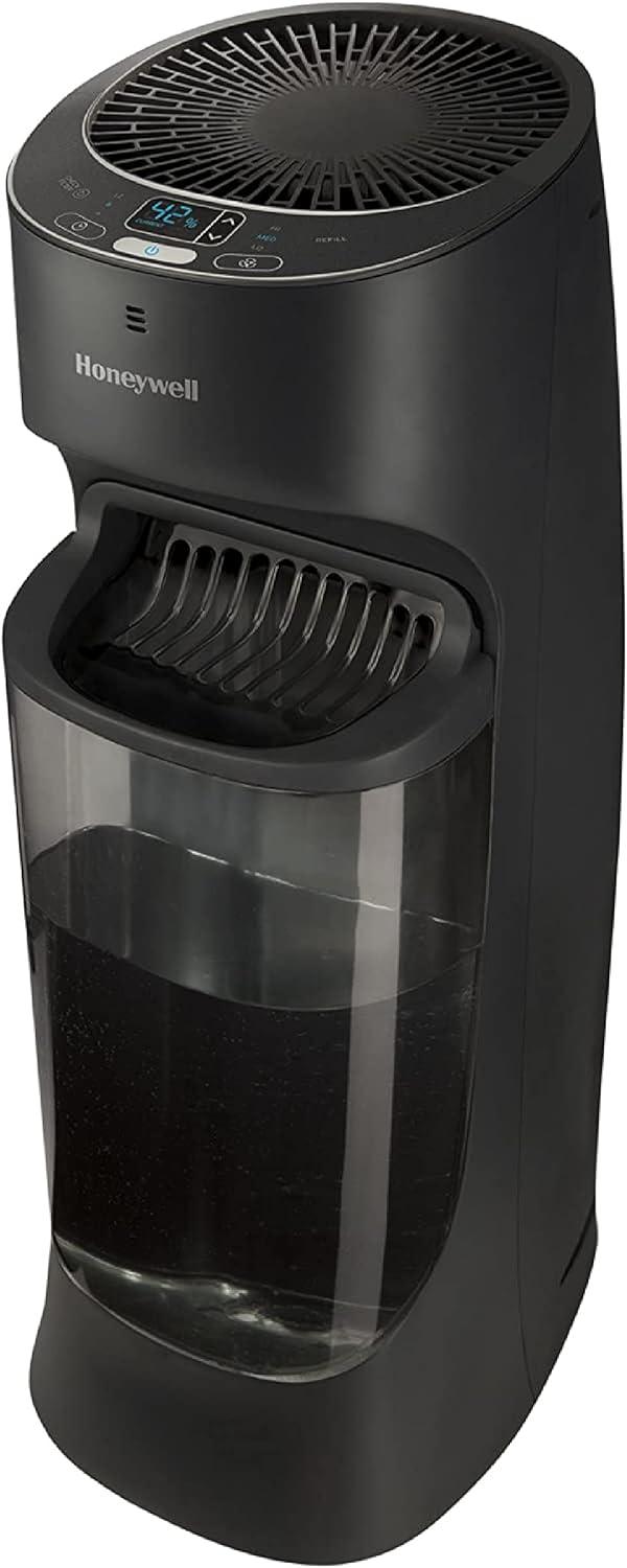 Honeywell Black Top Fill Tower Cool Mist Humidifier with Digital Humidistat