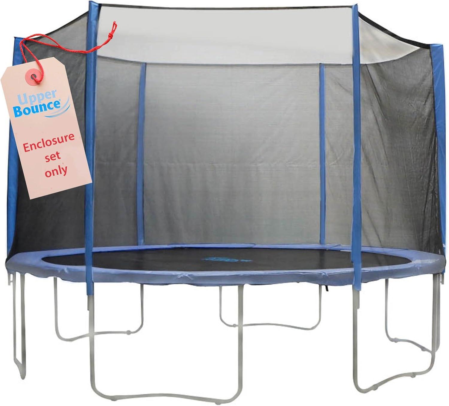 Upper Bounce Machrus 7.5' Trampoline Safety Enclosure with Net, Poles and Foam Sleeves - Trampoline not Included