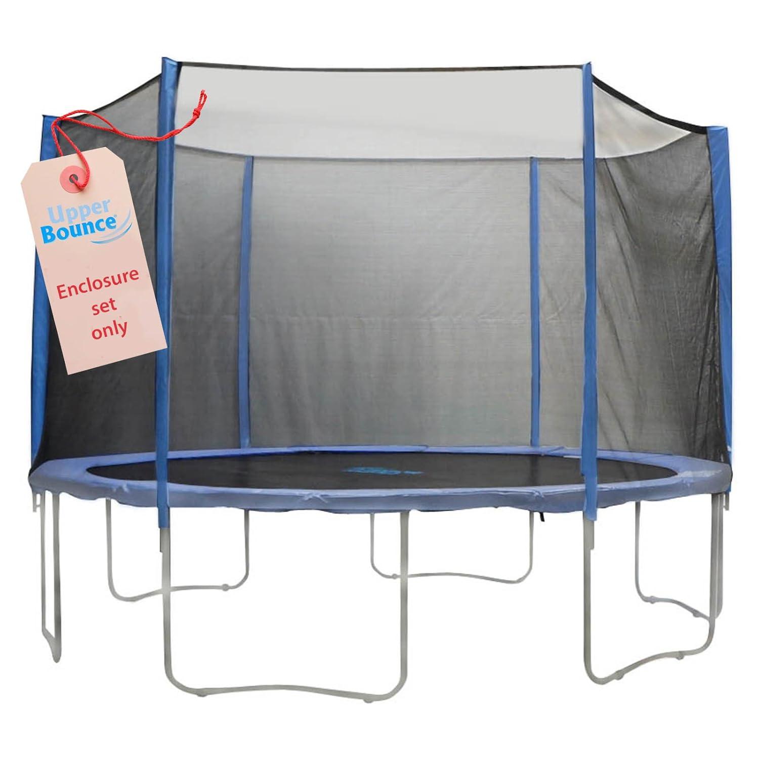 Upper Bounce Machrus 7.5' Trampoline Safety Enclosure with Net, Poles and Foam Sleeves - Trampoline not Included