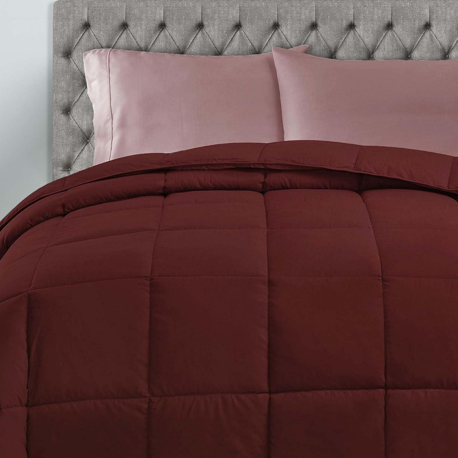 Superior Classic Comforter Reversible Medium Weight Down Alternative Bedding