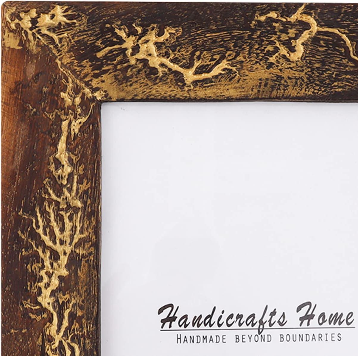 Handicrafts Home Indigo Mosaic Photo Frame Bone Handmade Picture Frames Size 5X7X1