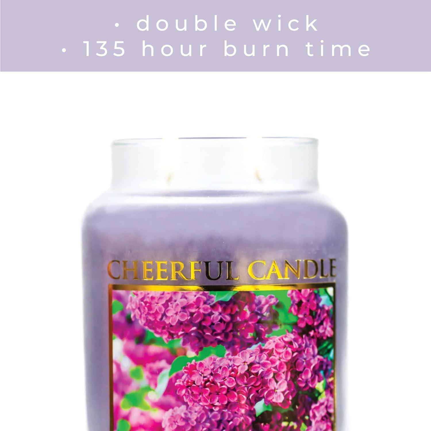 A Cheerful Candle LLC Lilacs in Bloom Scented Jar Candle | Wayfair