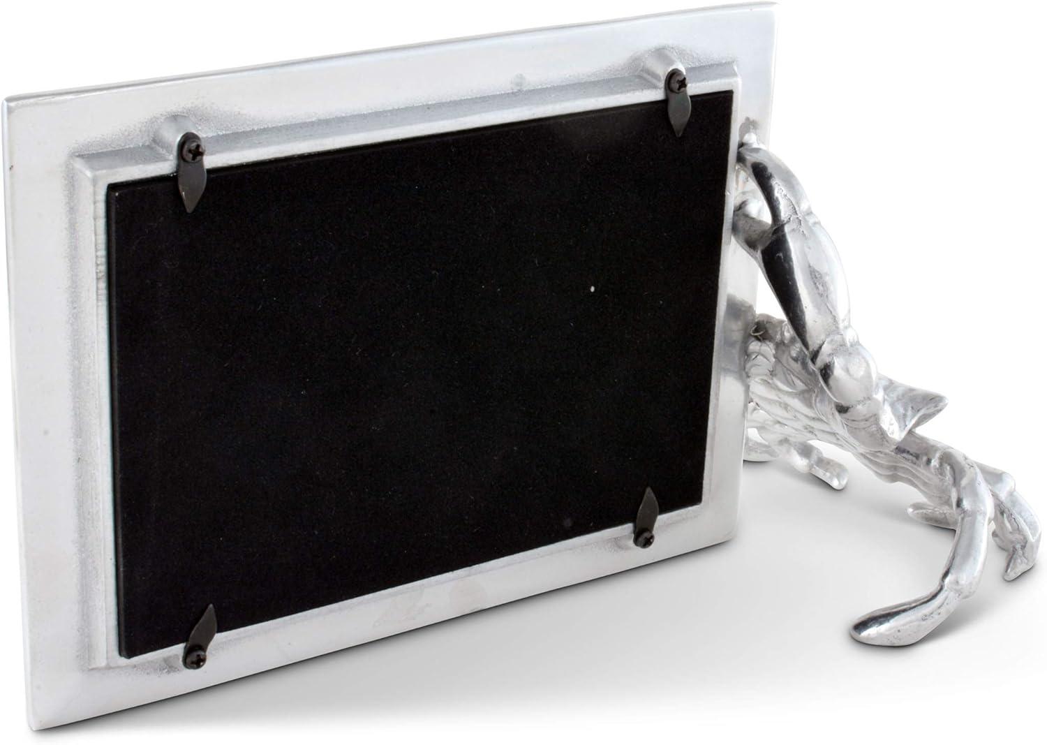 Arthur Court Designs Coastal Silver Metal Embossed Picture Frame