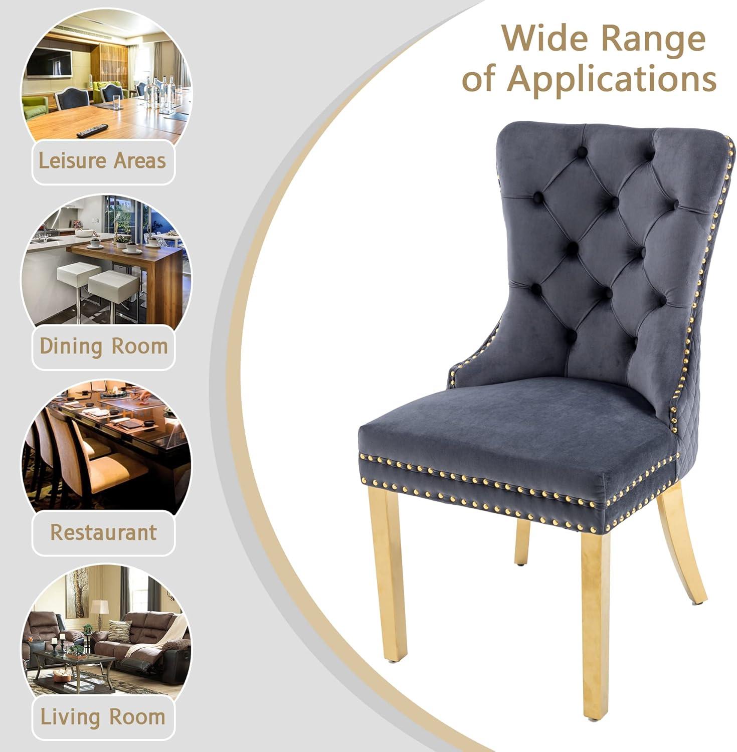 Kiliam Tufted Upholstered Back Side Chair Dining Chair