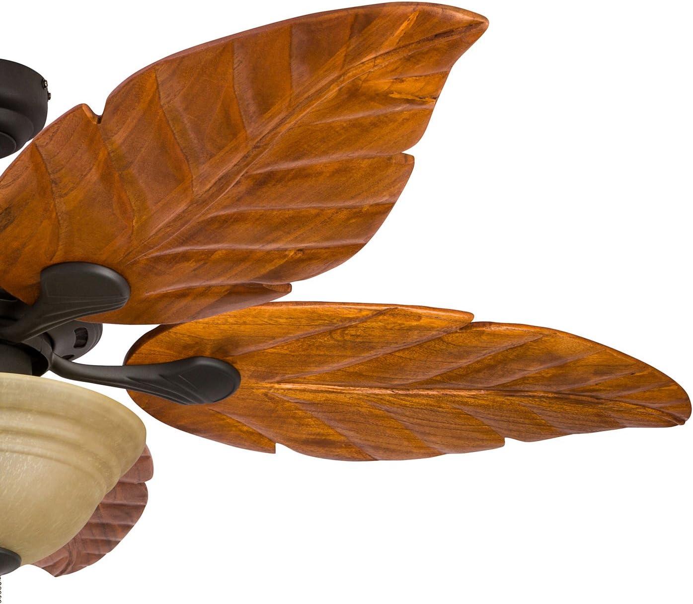 52" Royal Palm Tropical 5 Blade Ceiling Fan