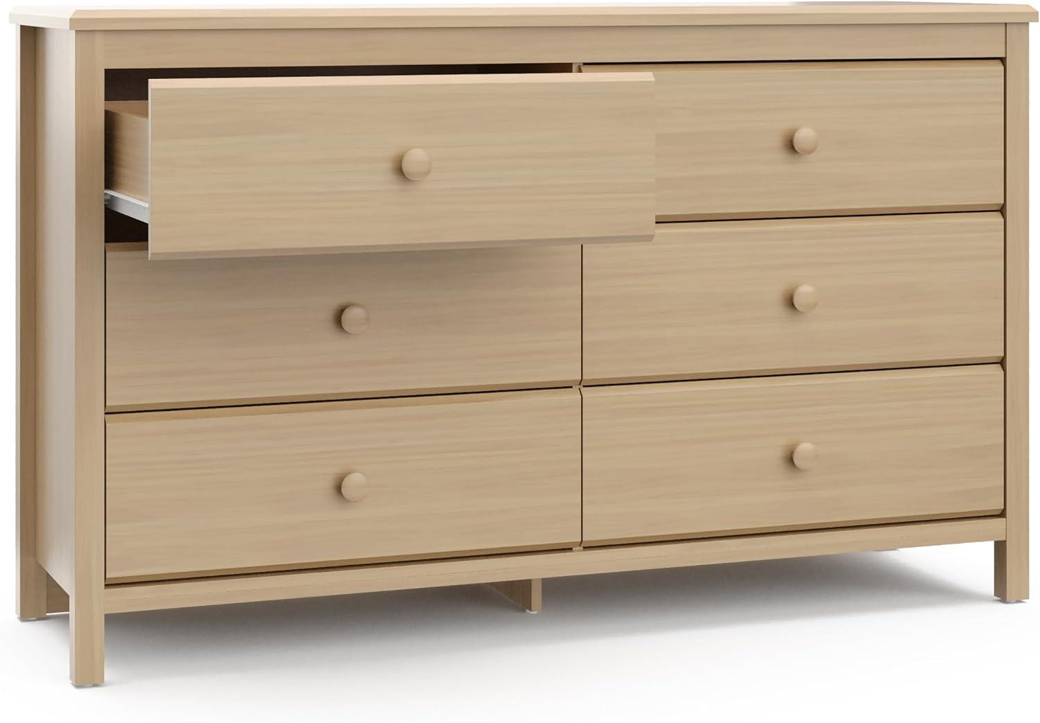 Storkcraft Alpine 6 Drawer Dresser with Interlocking Drawers